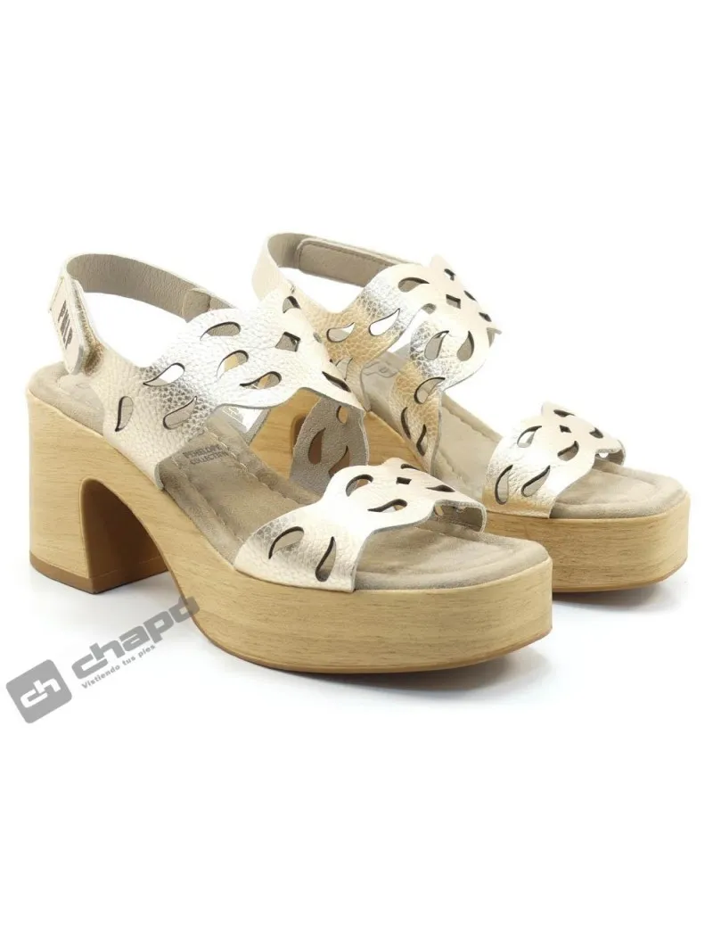 Sandalia Platino Penelope 6244
