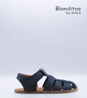 SANDALIA RESPETUOSA BLANDITOS BY CRIOS SAONA AZUL MARINO