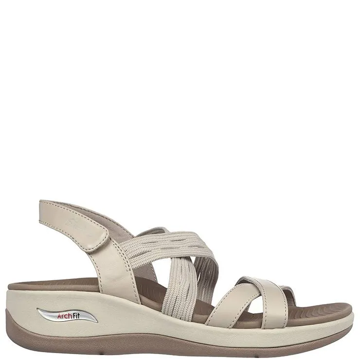 Sandalia Skechers Arch Fit Sunshine – Luxe Lady Natural