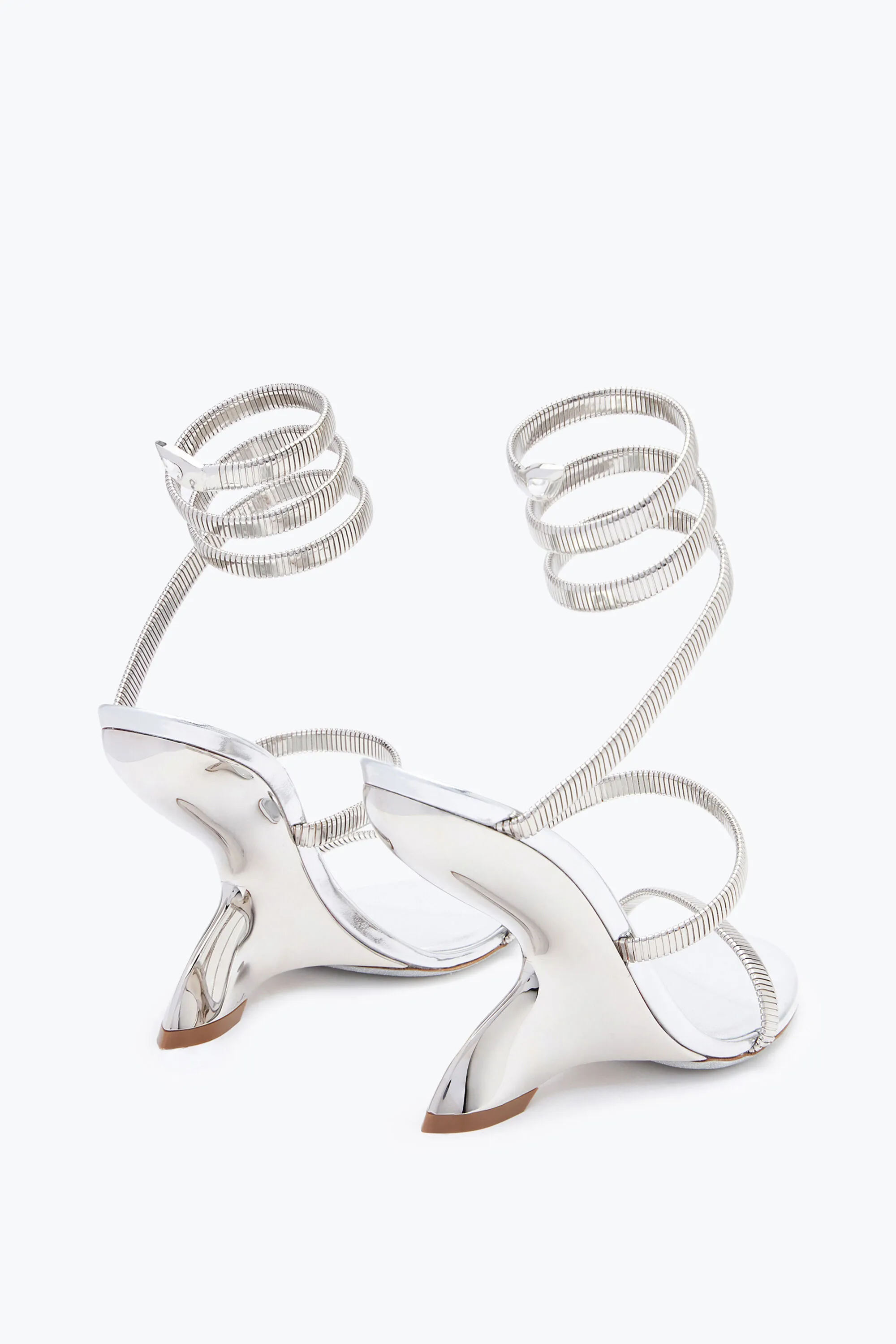 Sandalia Symphony plata espejada 105