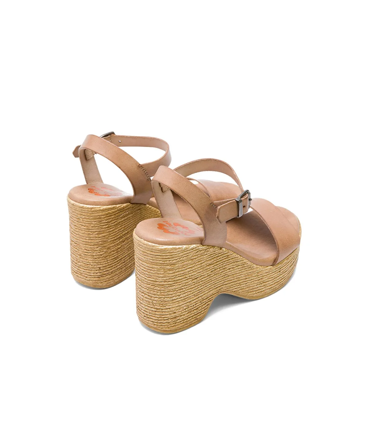 SANDALIA TACON ALTO TAUPE MICHELE