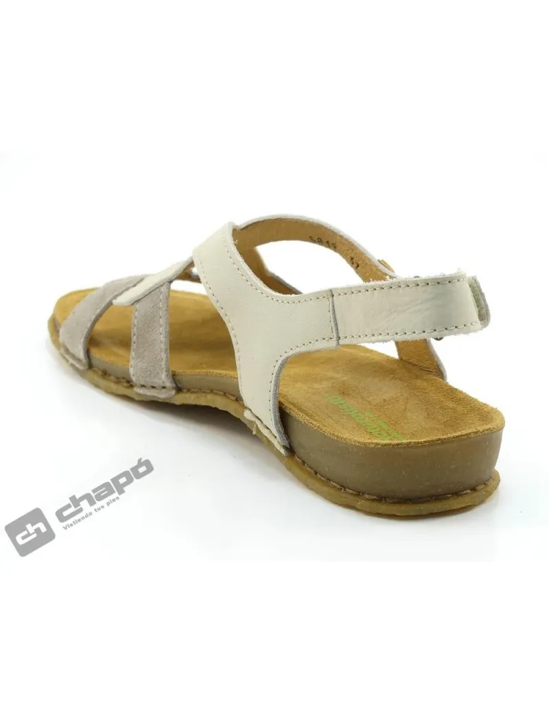 Sandalia Taupe Naturalista N5819