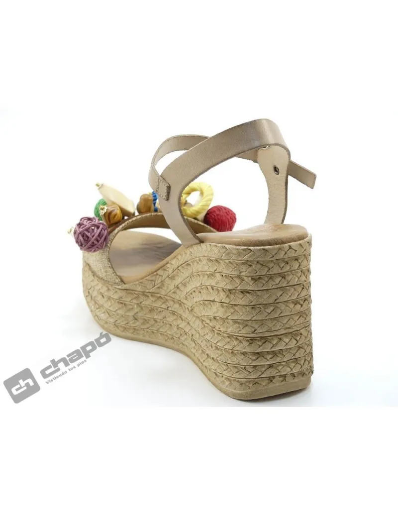 Sandalia Taupe Porronet 3066