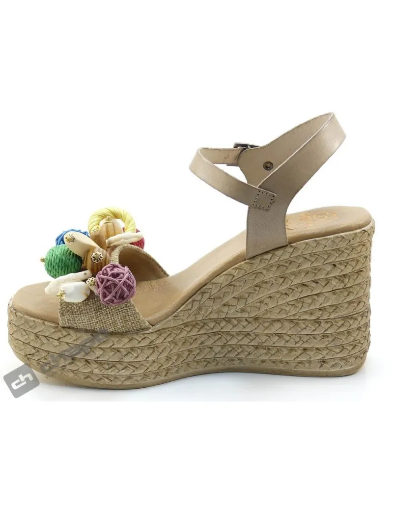 Sandalia Taupe Porronet 3066