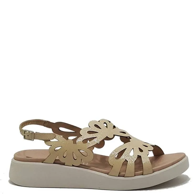 Sandalia Wonders C6522 Beig