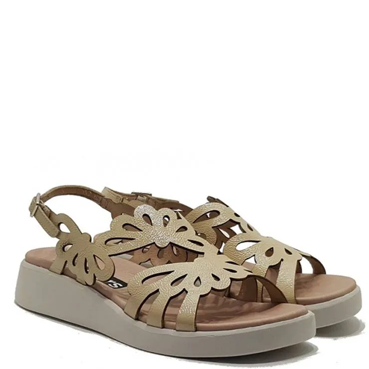 Sandalia Wonders C6522 Beig