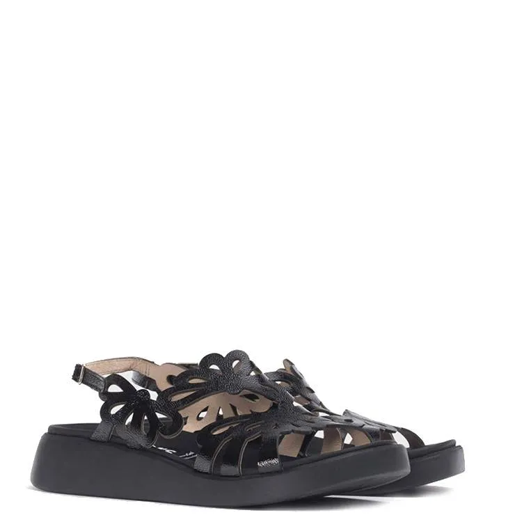 Sandalia Wonders C6522 Negro