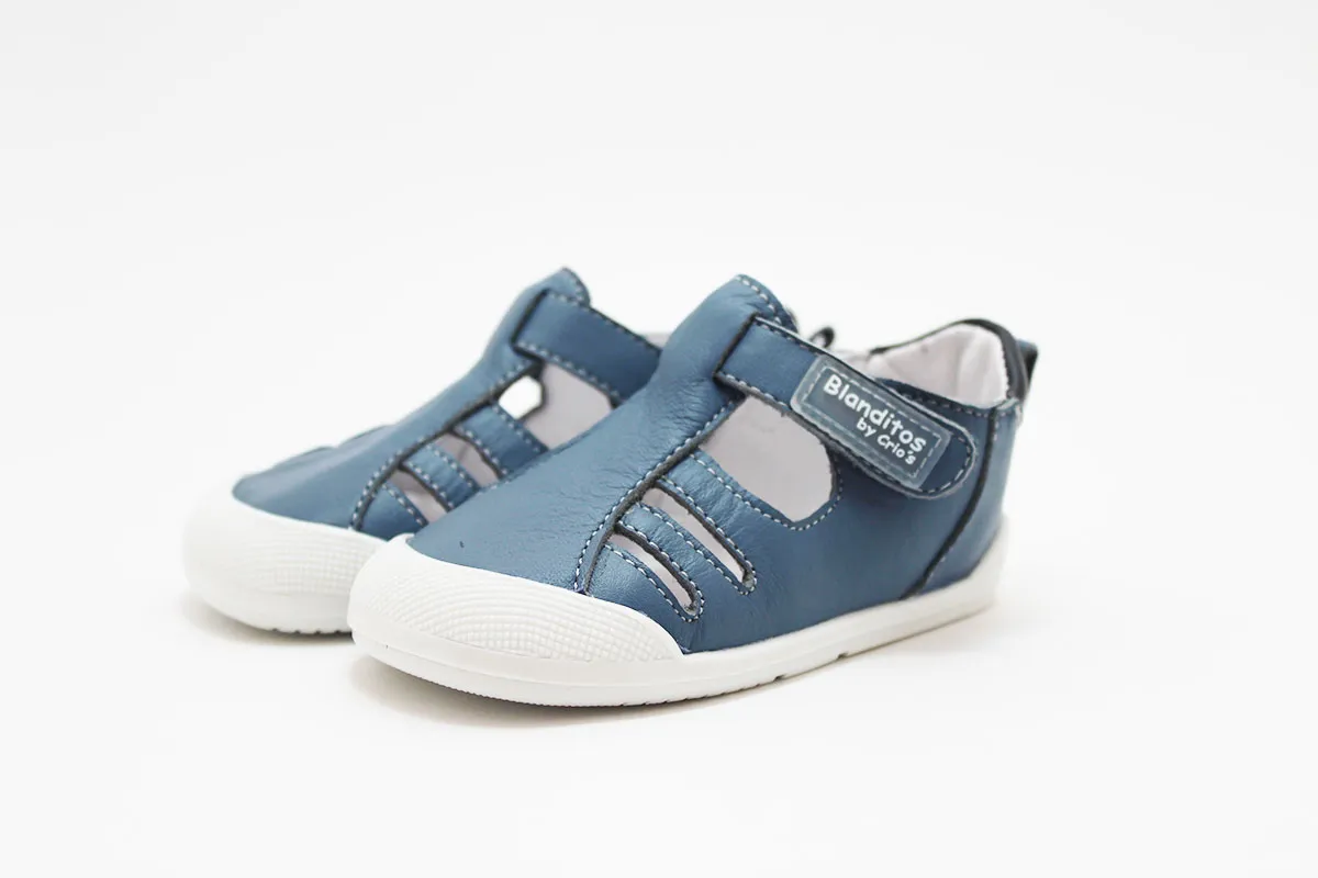 Sandalias azul azafata Blanditos