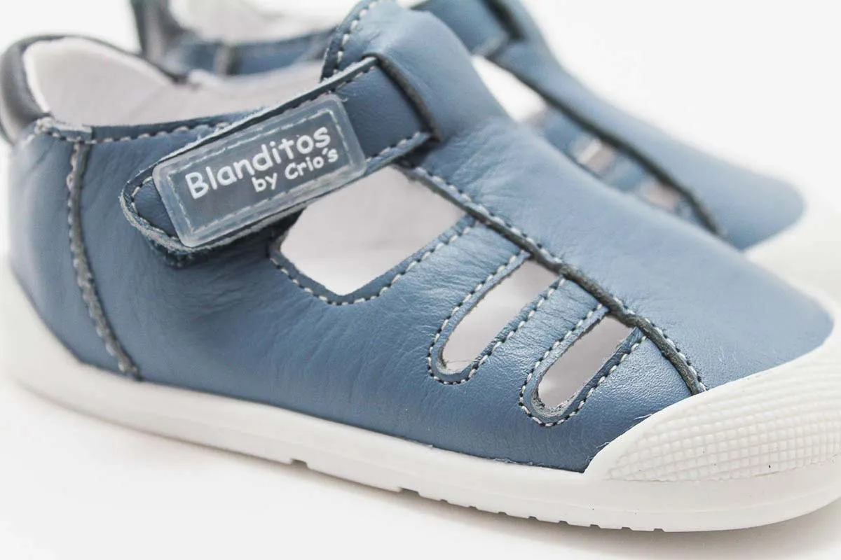 Sandalias azul azafata Blanditos