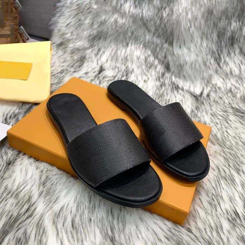 Sandalias clásicas zapatillas diapositivas Floral brocado Gear bottoms Chanclas mujer rayas Beach causal slipper home011 27
