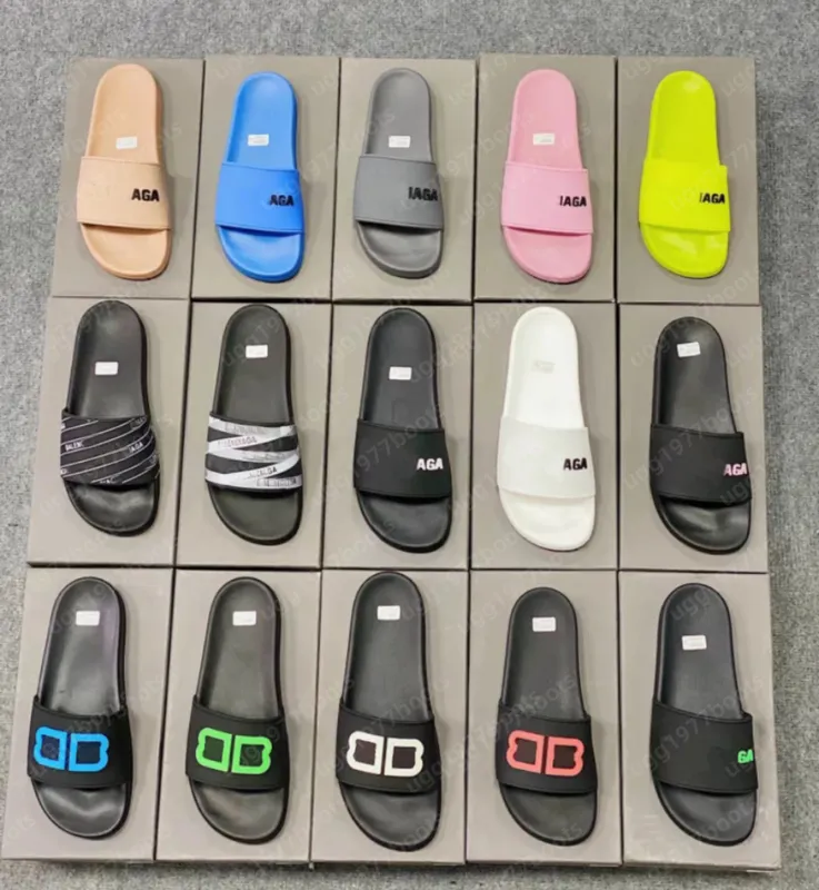 Sandalias de diseñador para hombres zapatillas Tobogane