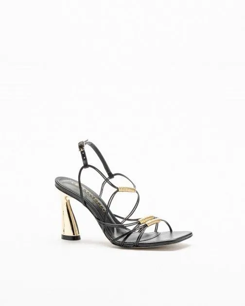SANDALIAS DE TACóN ALTO CECCONELLO 22250014 NEGRO