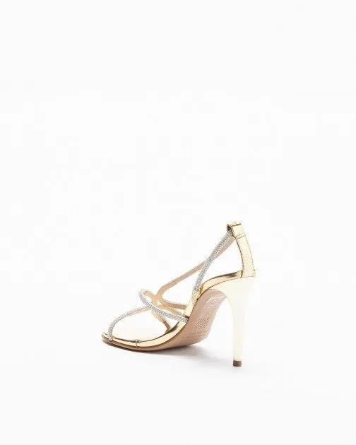 SANDALIAS DE TACóN ALTO PROF 120544 DORADO