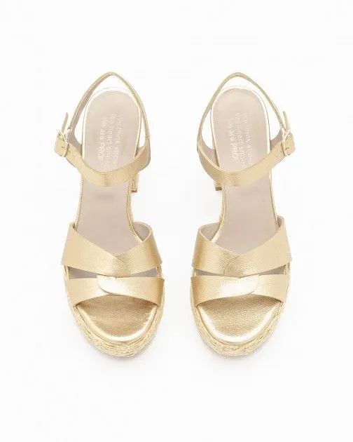 Sandalias de tacón alto PROF 1513 Dorado
