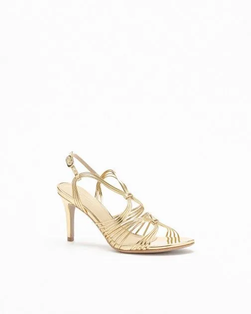 SANDALIAS DE TACóN ALTO PROF 20101239 DORADO