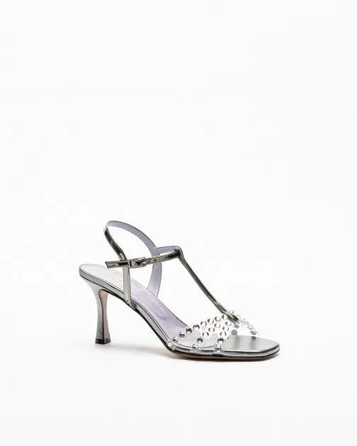 Sandalias de tacón alto PROF 5047 Plata