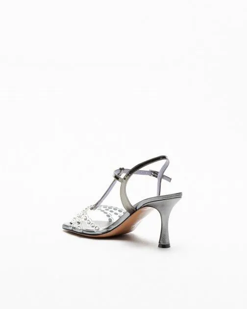 Sandalias de tacón alto PROF 5047 Plata