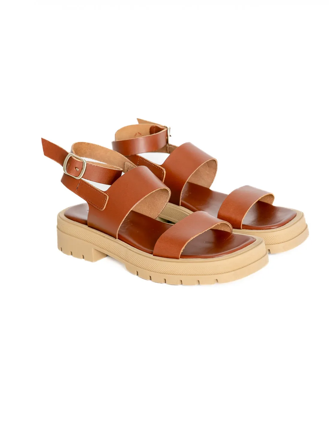 SANDALIAS MARRONES KAROLINA BRYAN STEPWISE