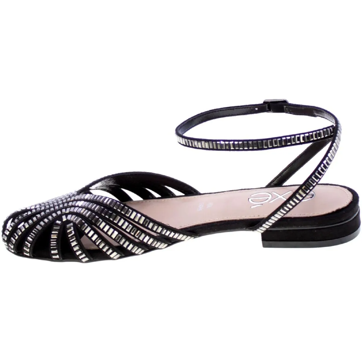 SANDALO DONNA NERO LOLA311