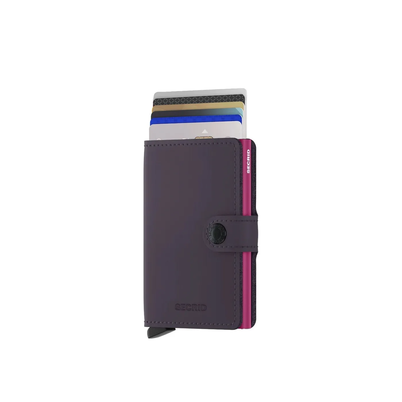 SECRID MINIWALLET MATTE DARK PURPLEFUCHSIA