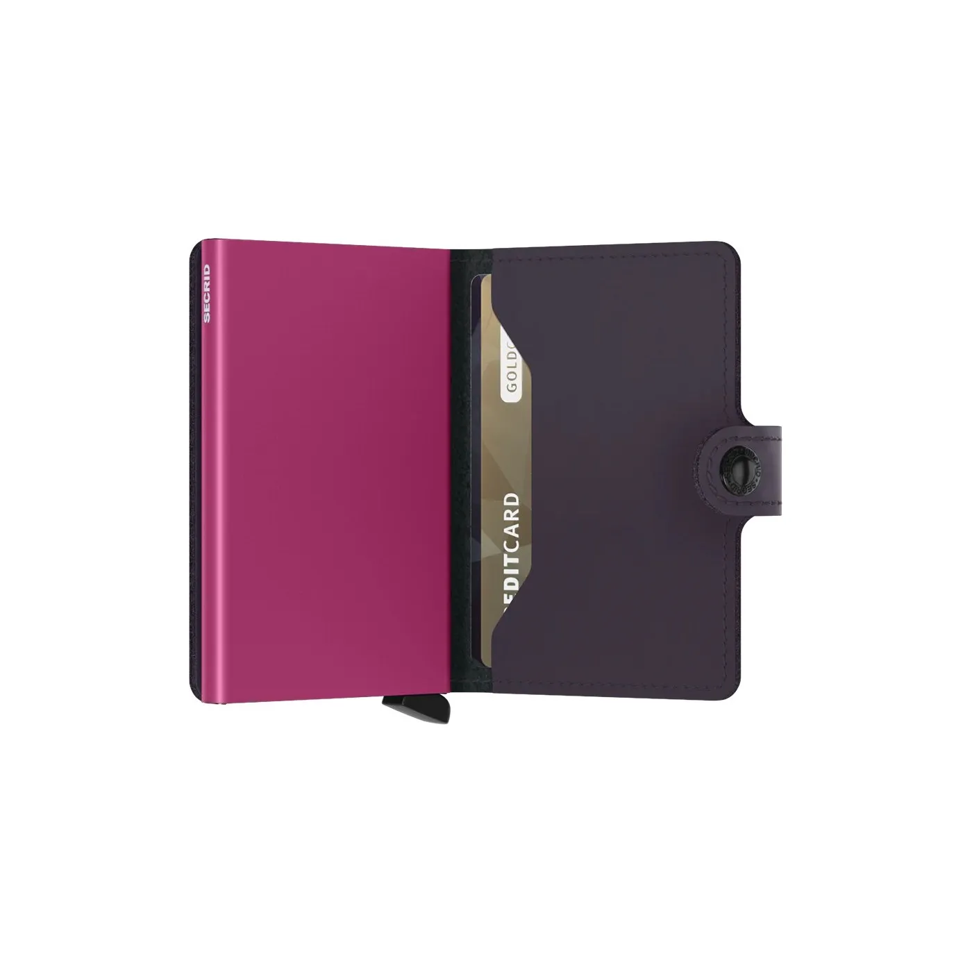 SECRID MINIWALLET MATTE DARK PURPLEFUCHSIA