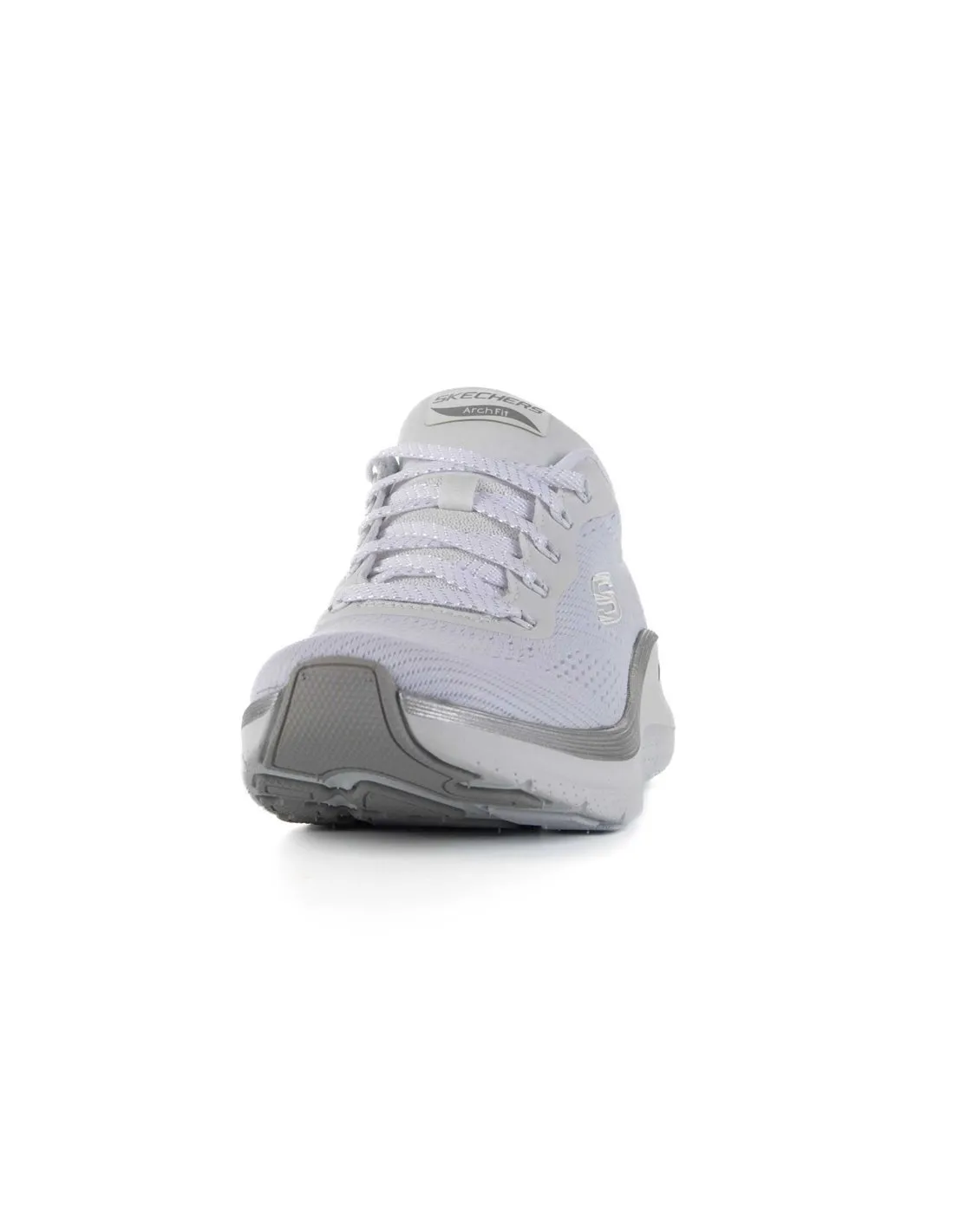 SKECHERS  ZAPATILLAS BLANCAS ARCH FIT 2.0 GLOW THE DISTANCE 150067 MUJER