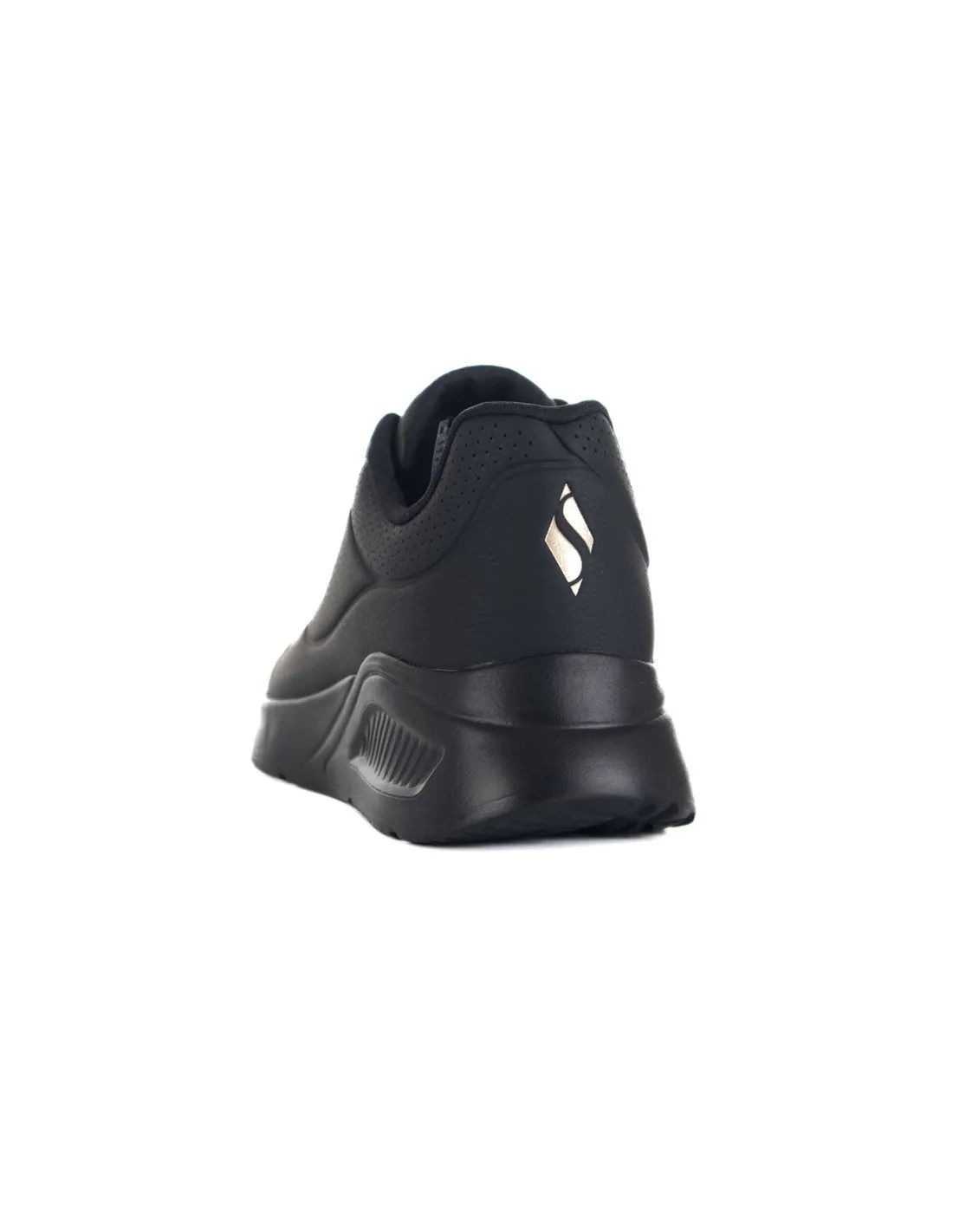 SKECHERS  ZAPATILLAS NEGRAS UNO LITE LITE WORK 177289 MUJER