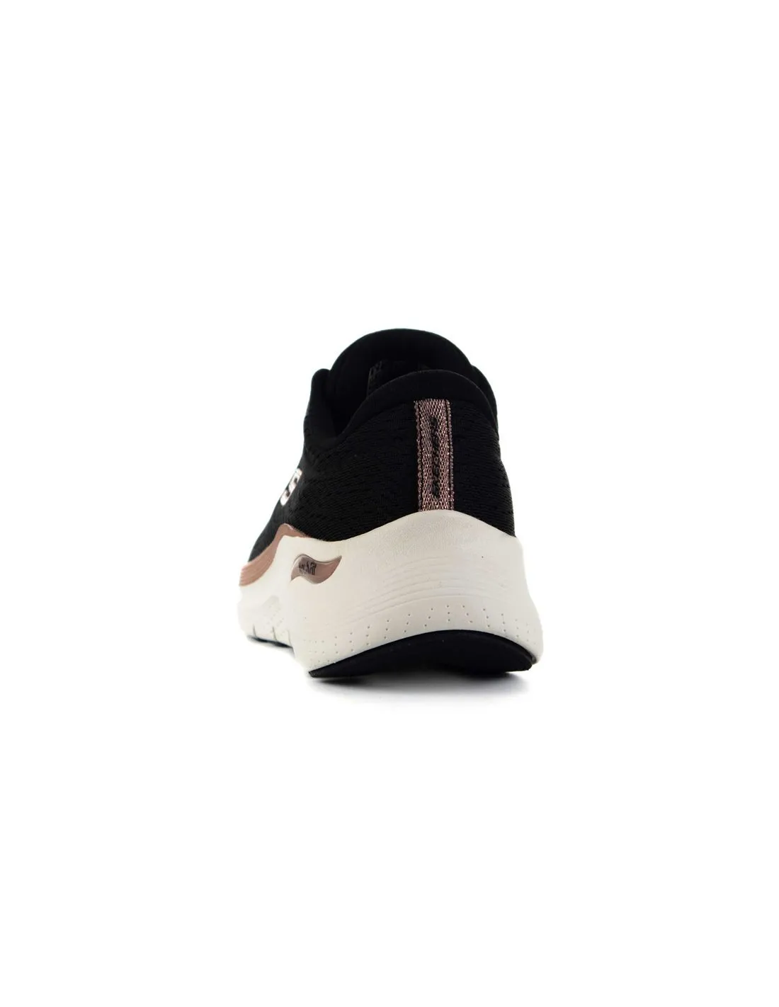 SKECHERS  ZAPATILLAS NEGRO/ROSE GOLD ARCH FIT 2.0 GLOW THE DISTANCE 150067 MUJER