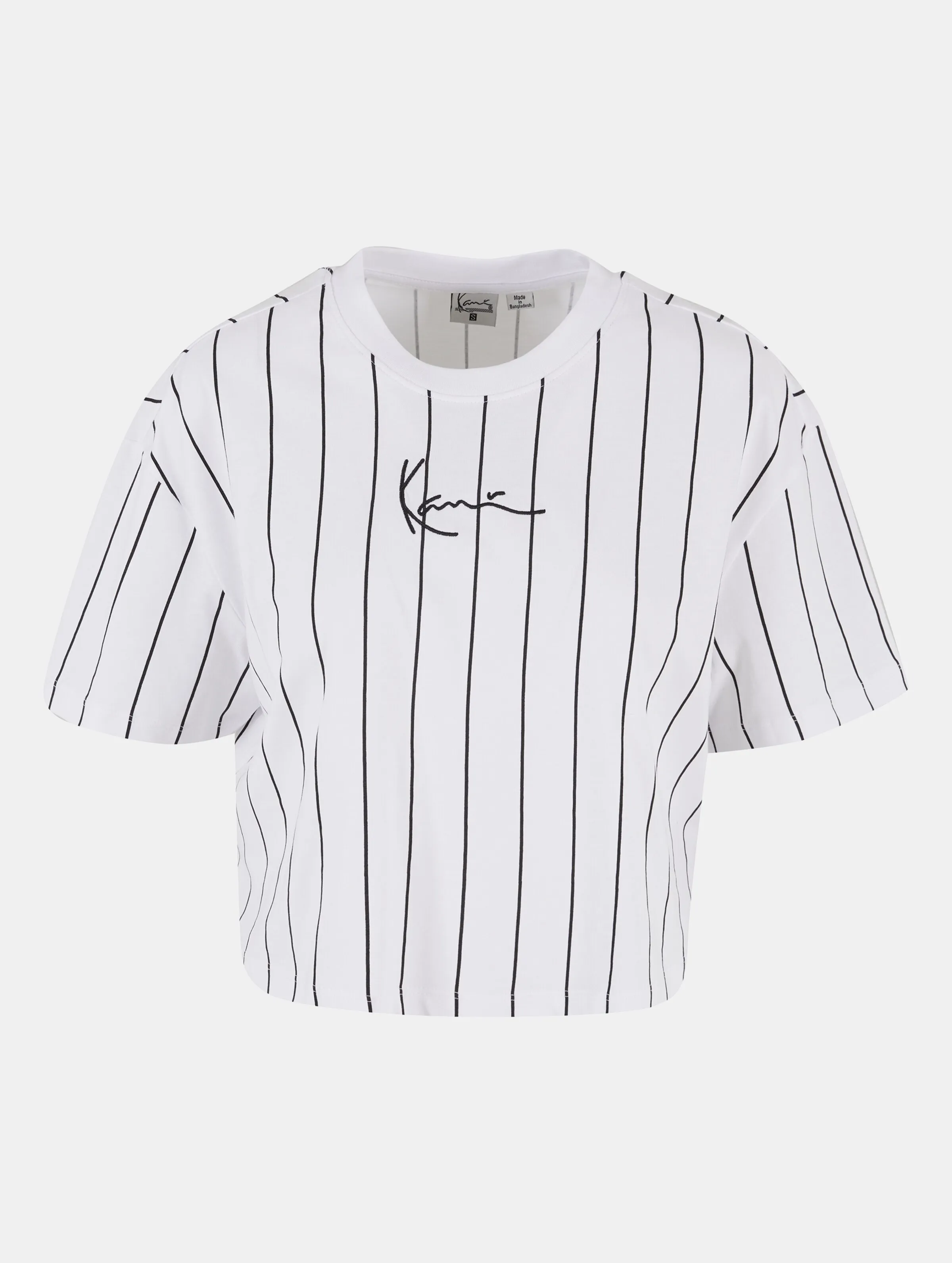 Small Signature Essential Pinstripe Crop 