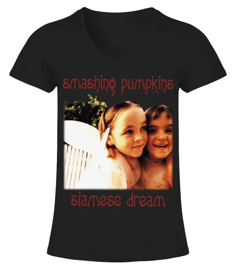 Smashing Pumpkins 20 BK Siamese Dream Camiseta cuello pico Mujer