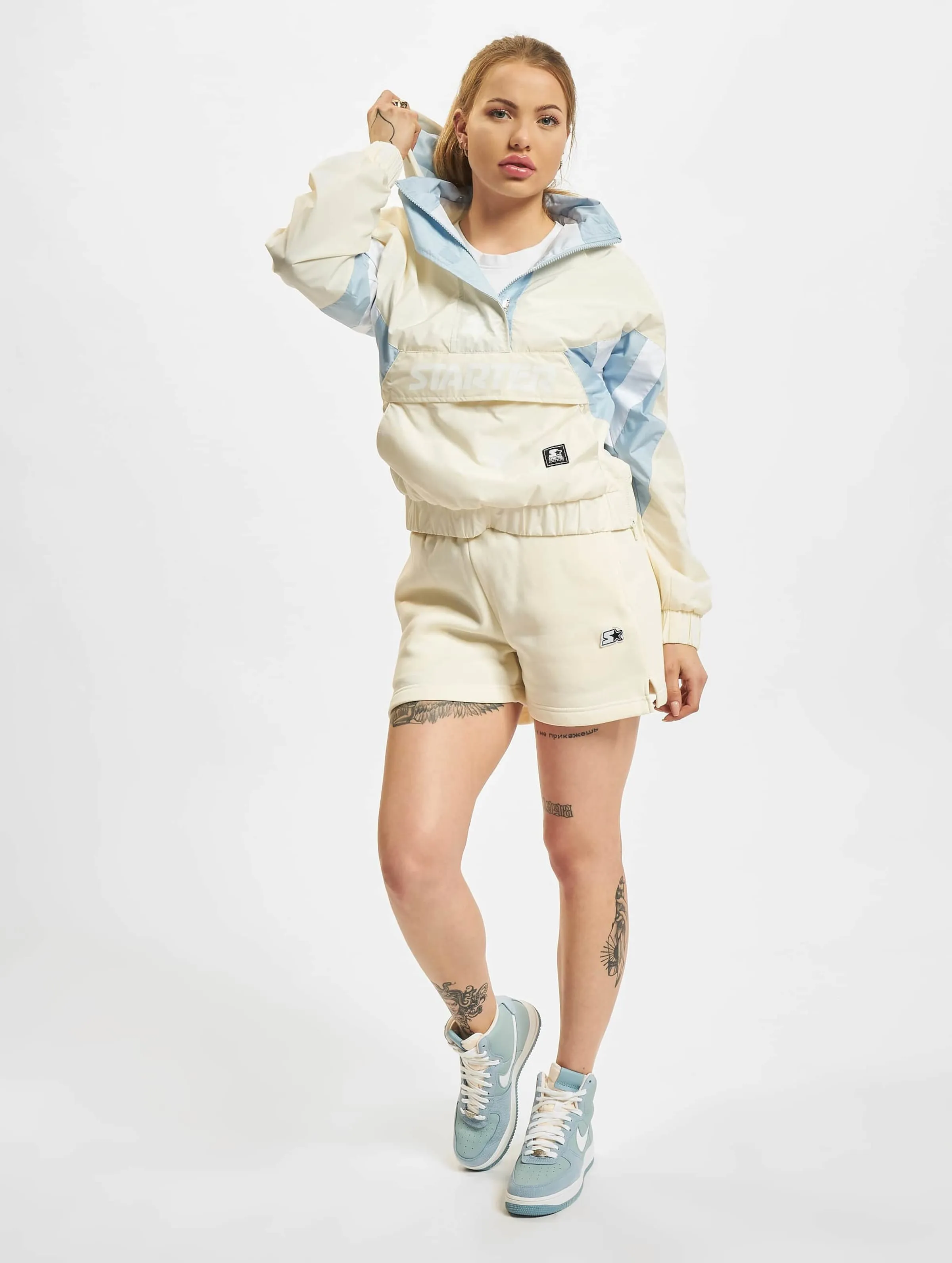 Starter Ladies Colorblock Halfzip