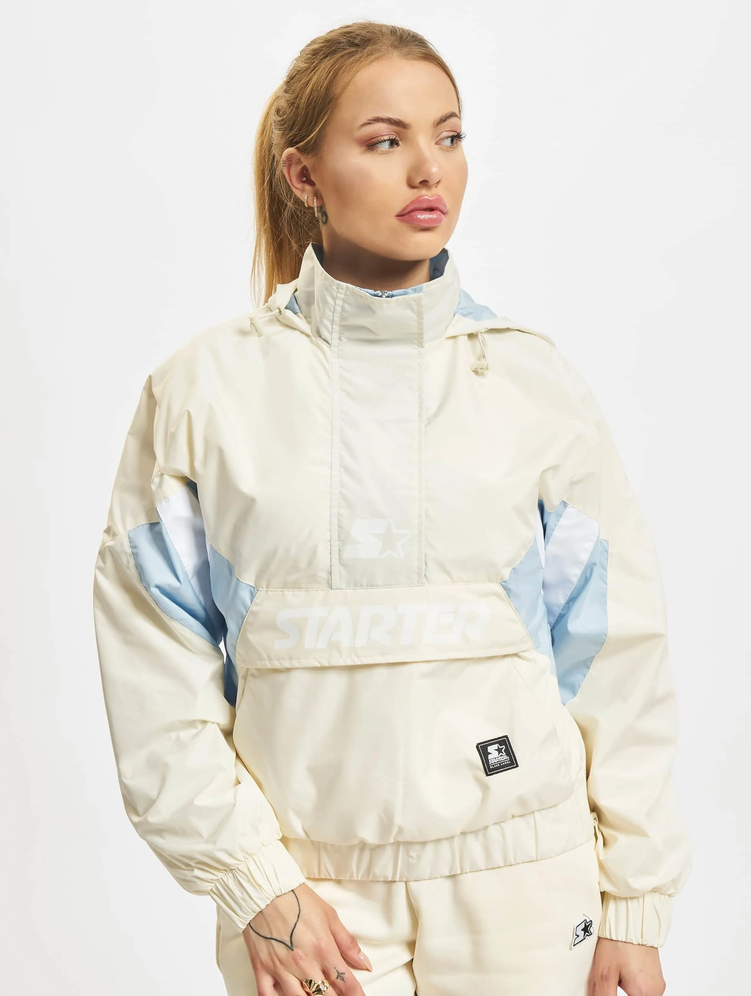 Starter Ladies Colorblock Halfzip