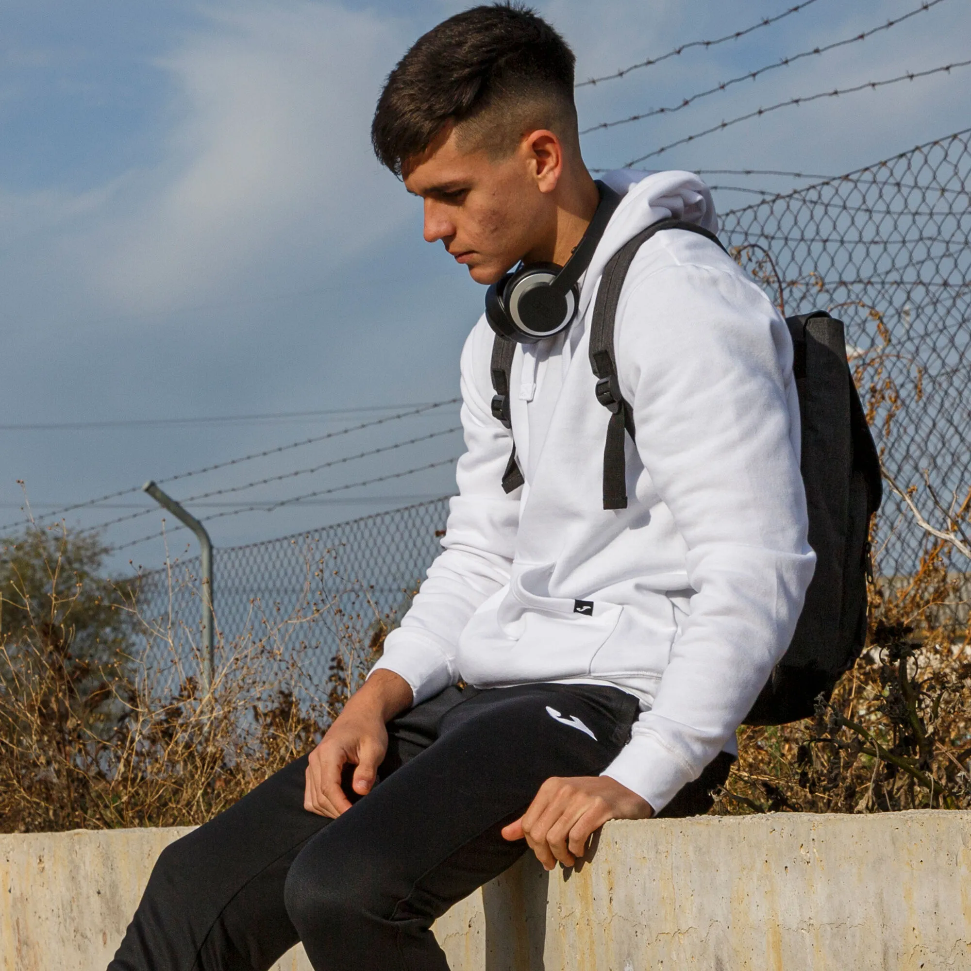 Sudadera con capucha hombre Montana blanco