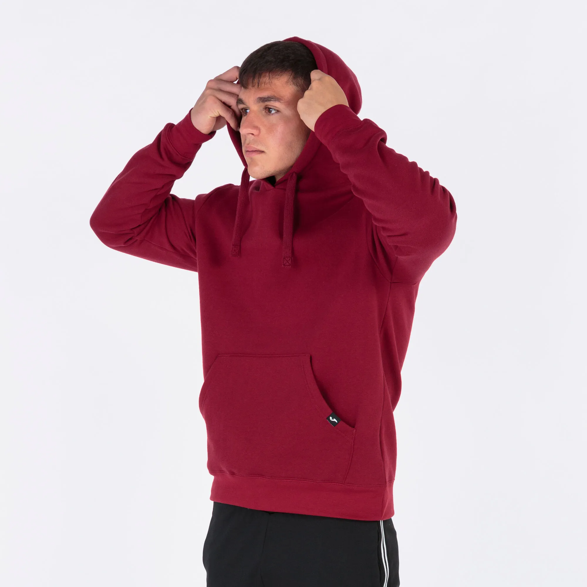 Sudadera con capucha hombre Montana burdeos