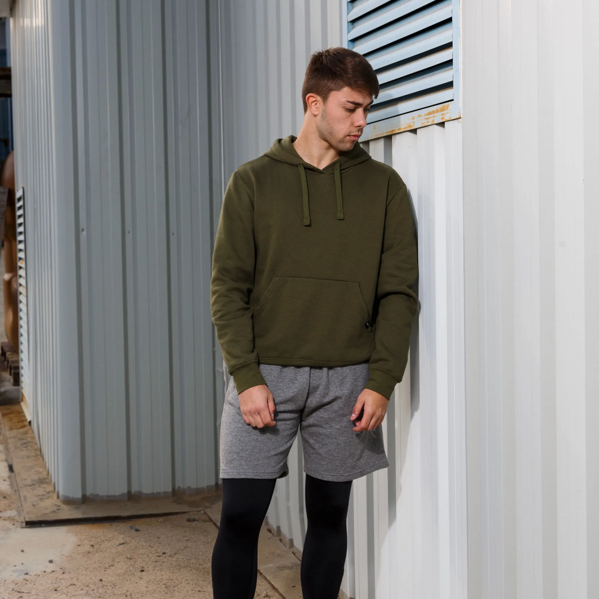 Sudadera con capucha hombre Montana caqui