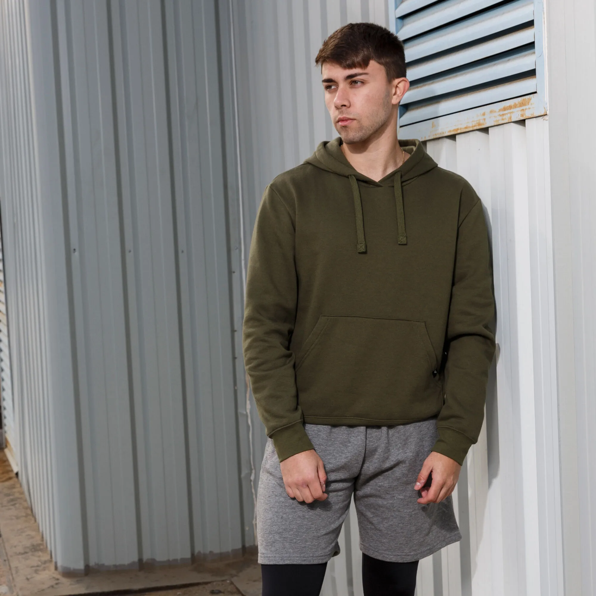 Sudadera con capucha hombre Montana caqui