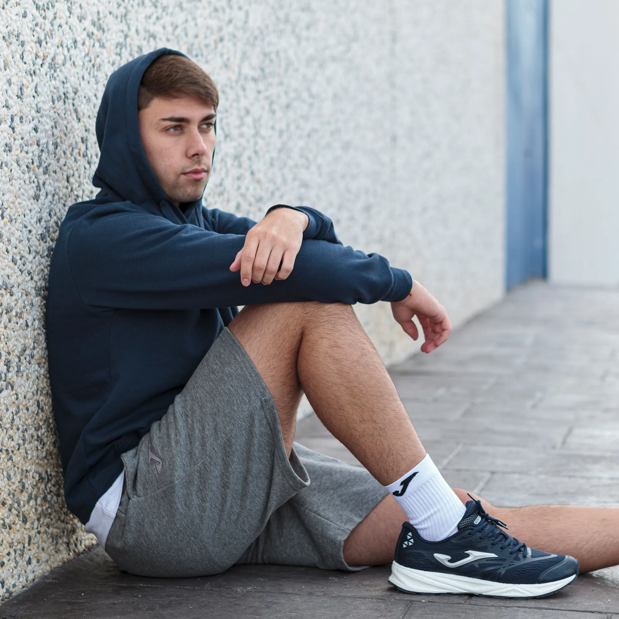 Sudadera con capucha hombre Montana marino