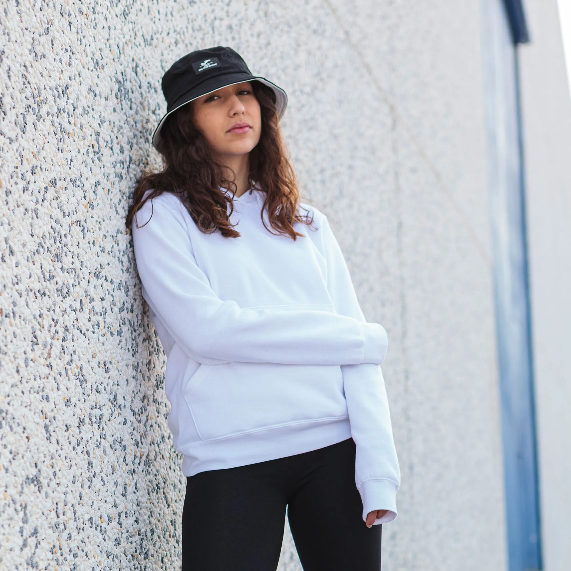 Sudadera con capucha mujer Montana blanco