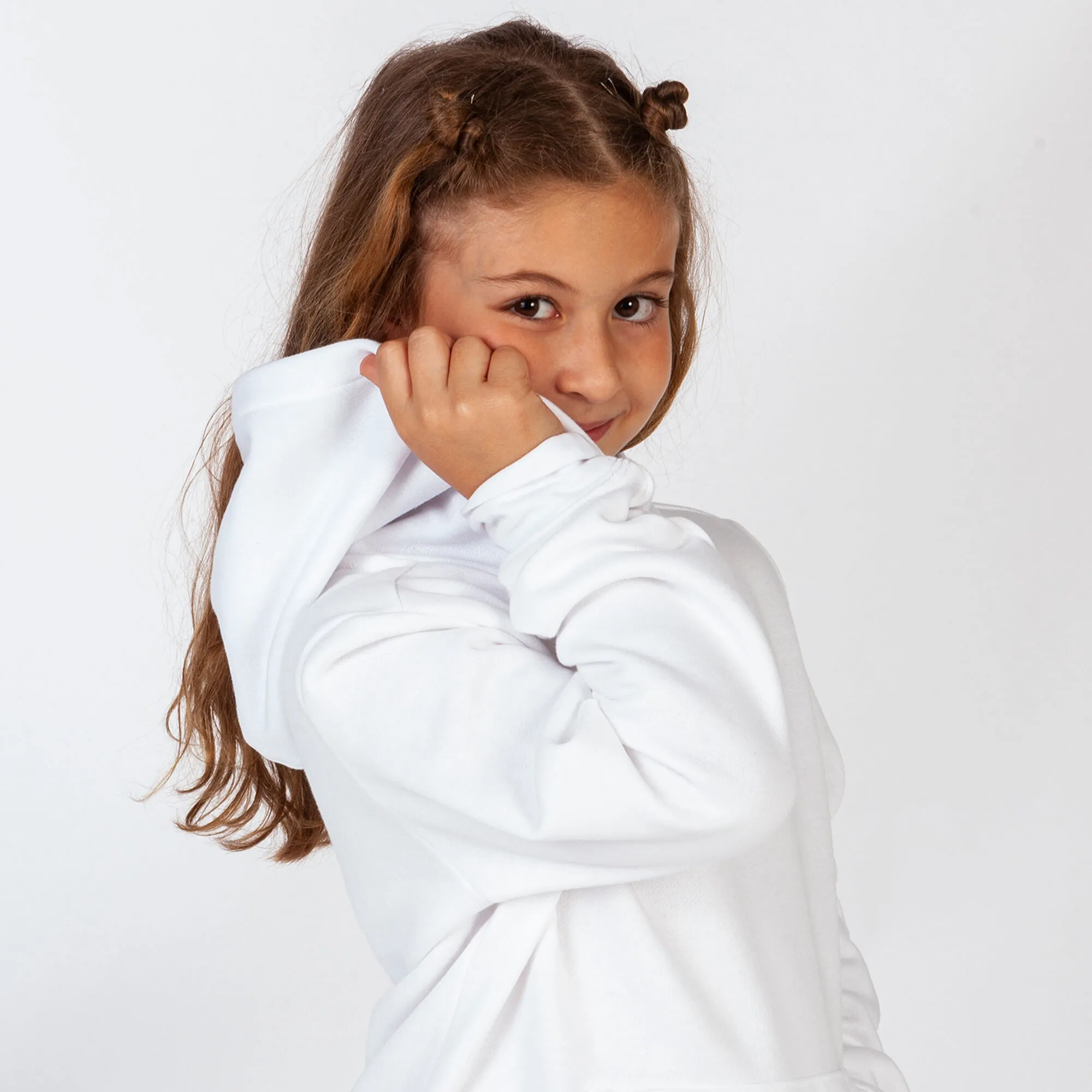 Sudadera con capucha mujer Montana blanco