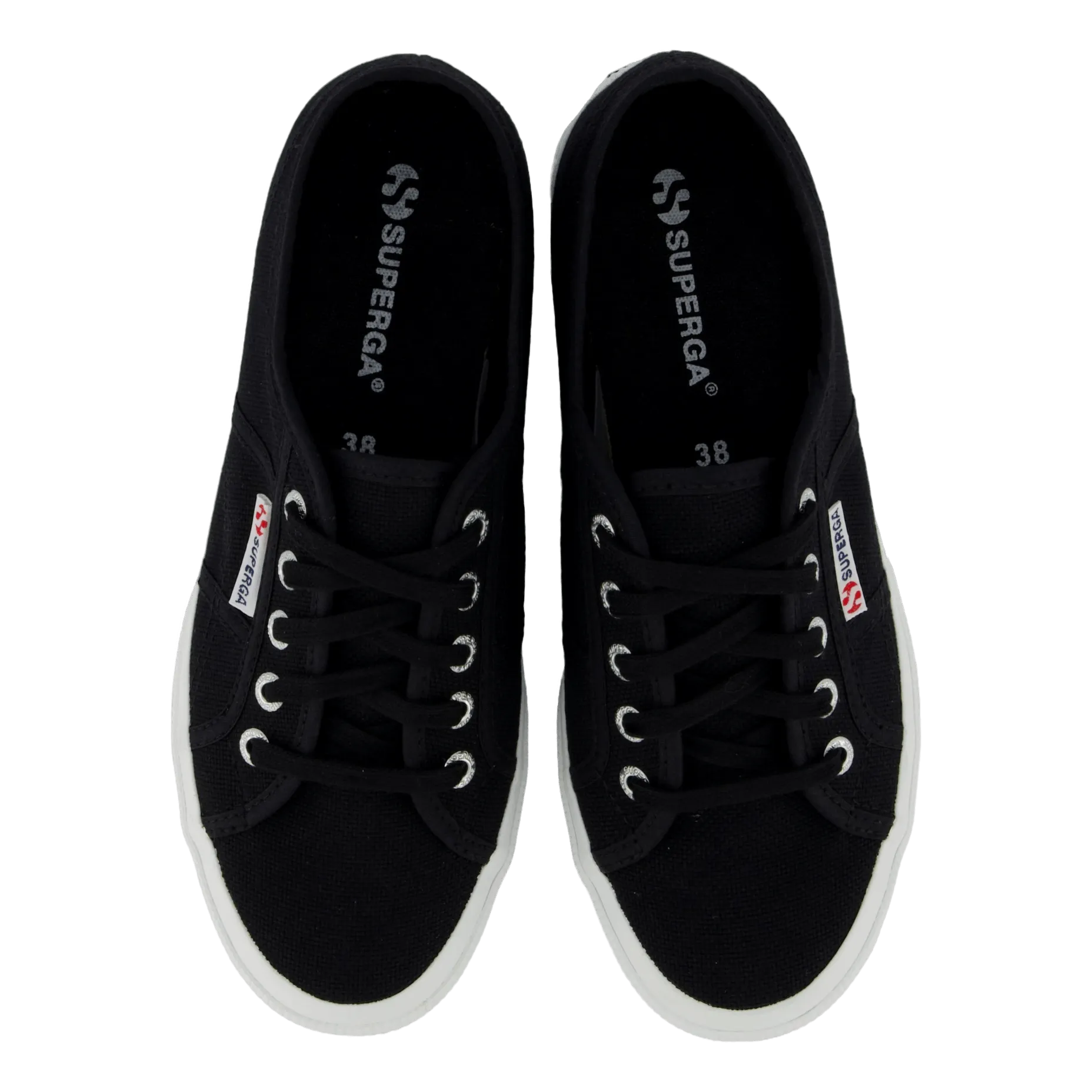 SUPERGA 2750COTU CLASSIC F83 BLACKFWHITE