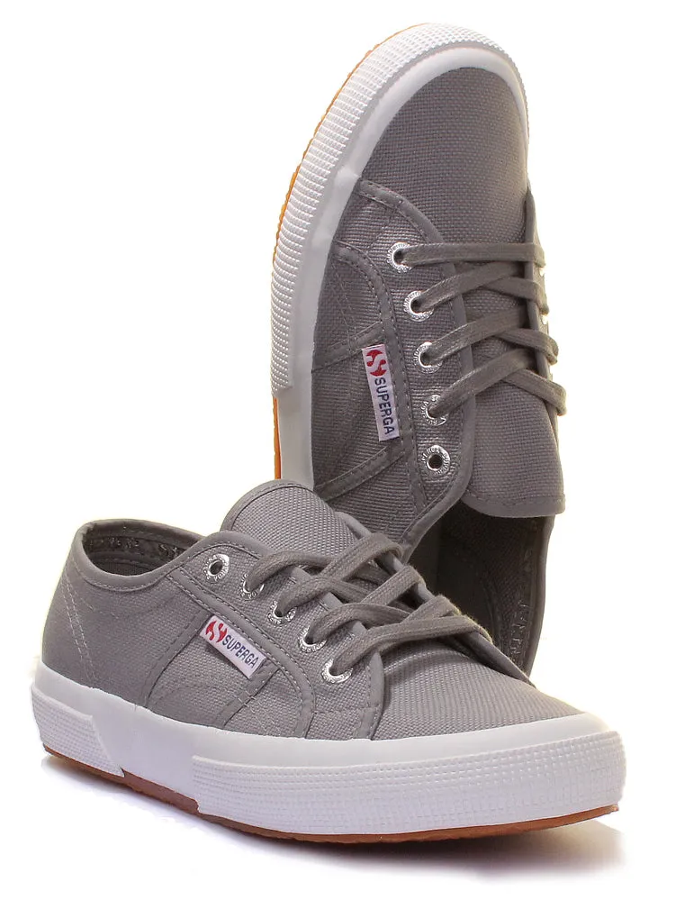 Superga 2750 Cotu Zapatillas de lona clásicas con cordones para en verde militar