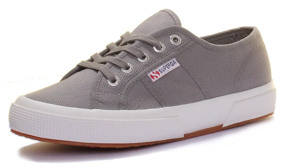 Superga 2750 Cotu Zapatillas de lona clásicas con cordones para en verde militar