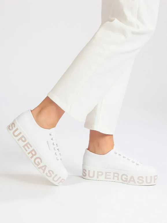 Superga 2790 PLATAFORMA LETRAS Deportivas de mujer de lona con plataforma