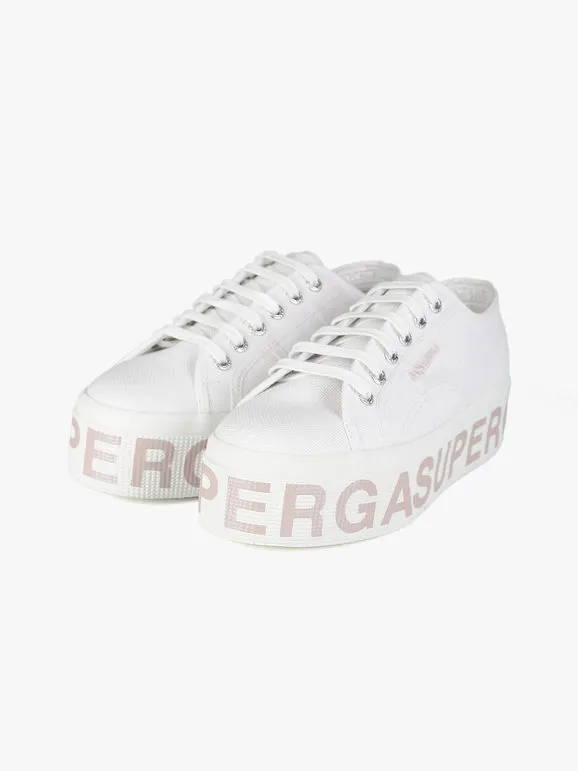 Superga 2790 PLATAFORMA LETRAS Deportivas de mujer de lona con plataforma