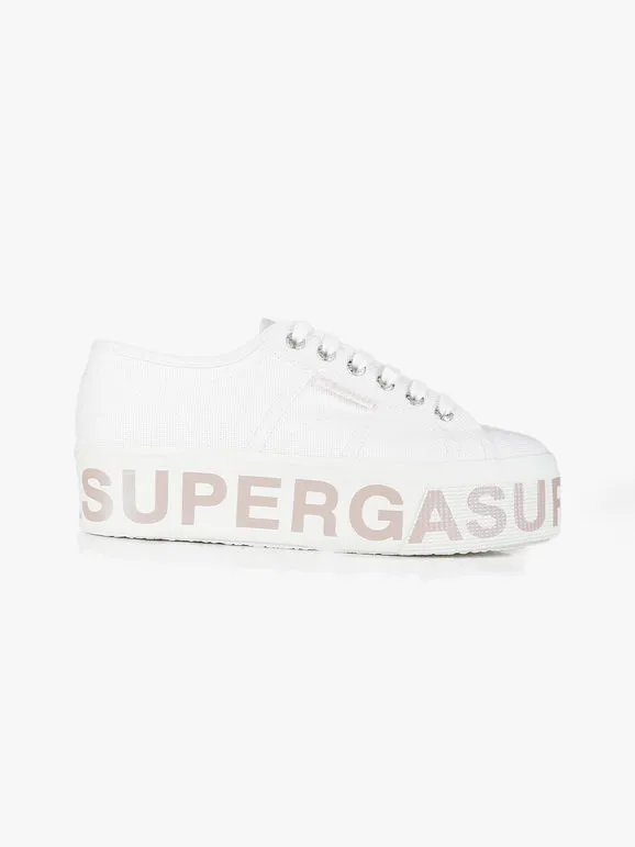 Superga 2790 PLATAFORMA LETRAS Deportivas de mujer de lona con plataforma