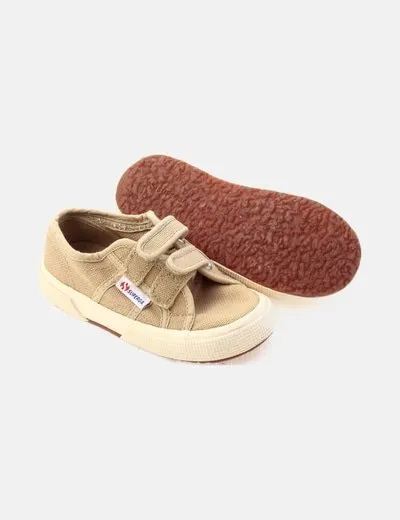Superga Depotiva beige velcro