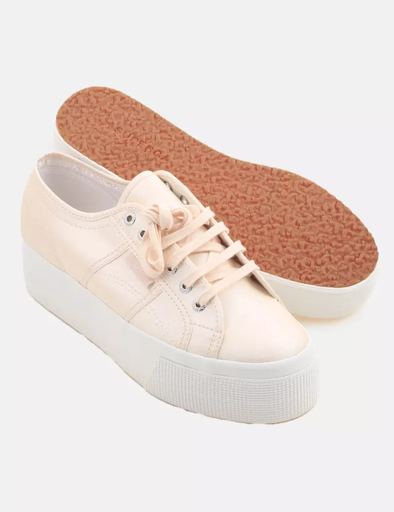 Superga Sneaker plataforma rosa