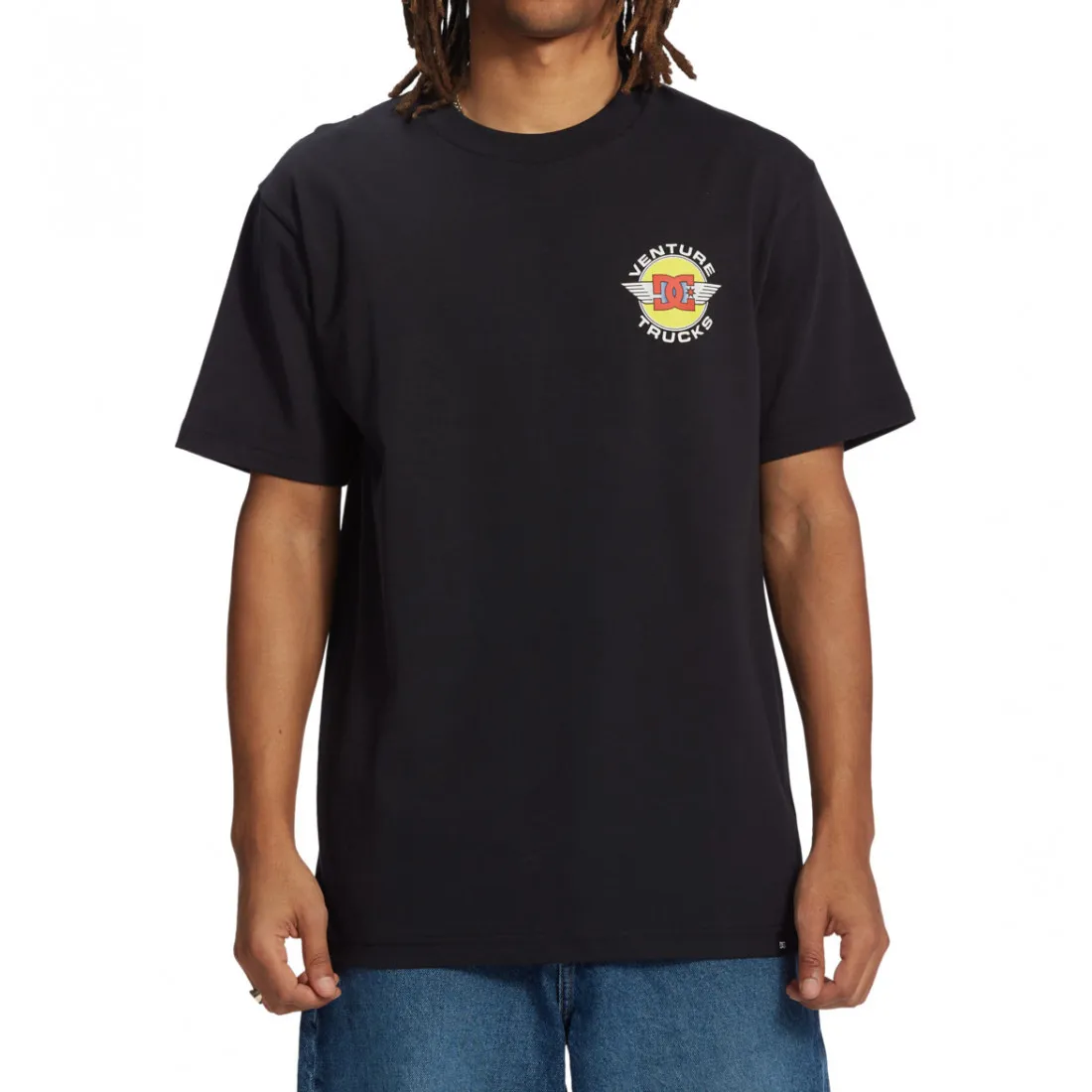 TSHIRT DC SHOES COLLAB VENTURE BLACK
