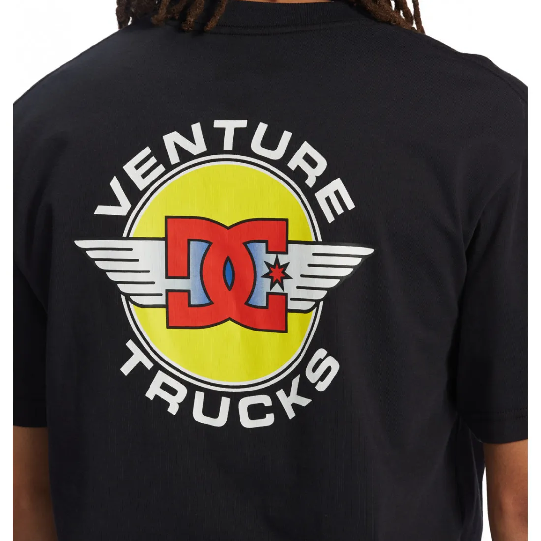 TSHIRT DC SHOES COLLAB VENTURE BLACK