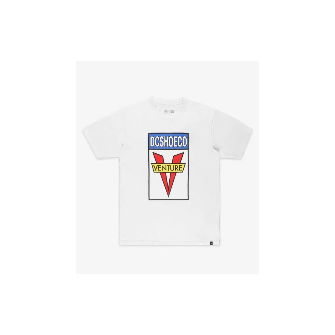 TSHIRT DC SHOES COLLAB VENTURE WHITE
